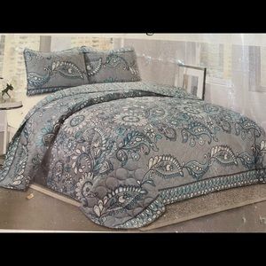 3 piece quilt king set bedding